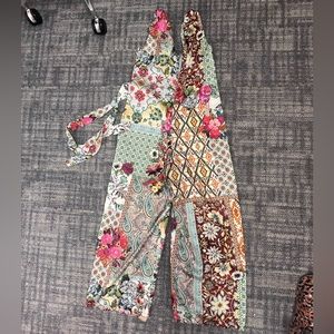 ✨Zara Patchwork Printed Jumpsuit